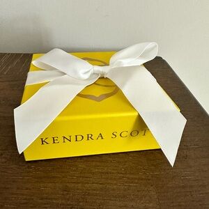 Kendra Scott Bright Yellow Box with White Bow